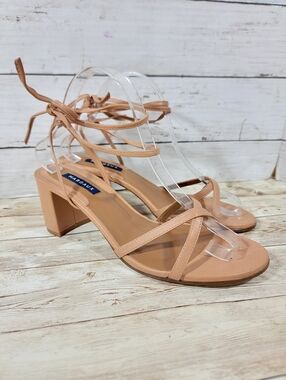 Margeaux Soho Wrap Heels In Tan Leather EU 38.5